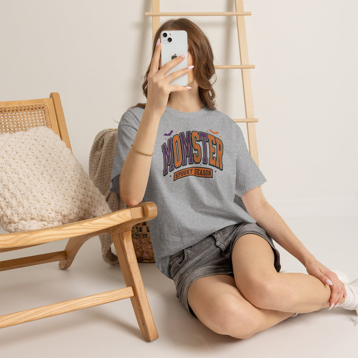 Momster "Spooky Season" T‑Shirt — Halloween Mom Graphic Tee