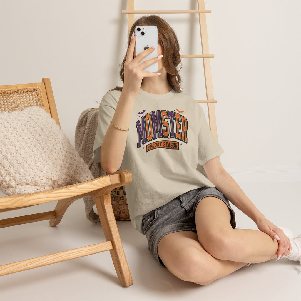 Momster "Spooky Season" T‑Shirt — Halloween Mom Graphic Tee